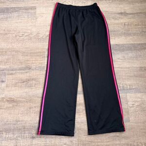 Vintage Black & pink striped Champion trackpants sweatpants Small